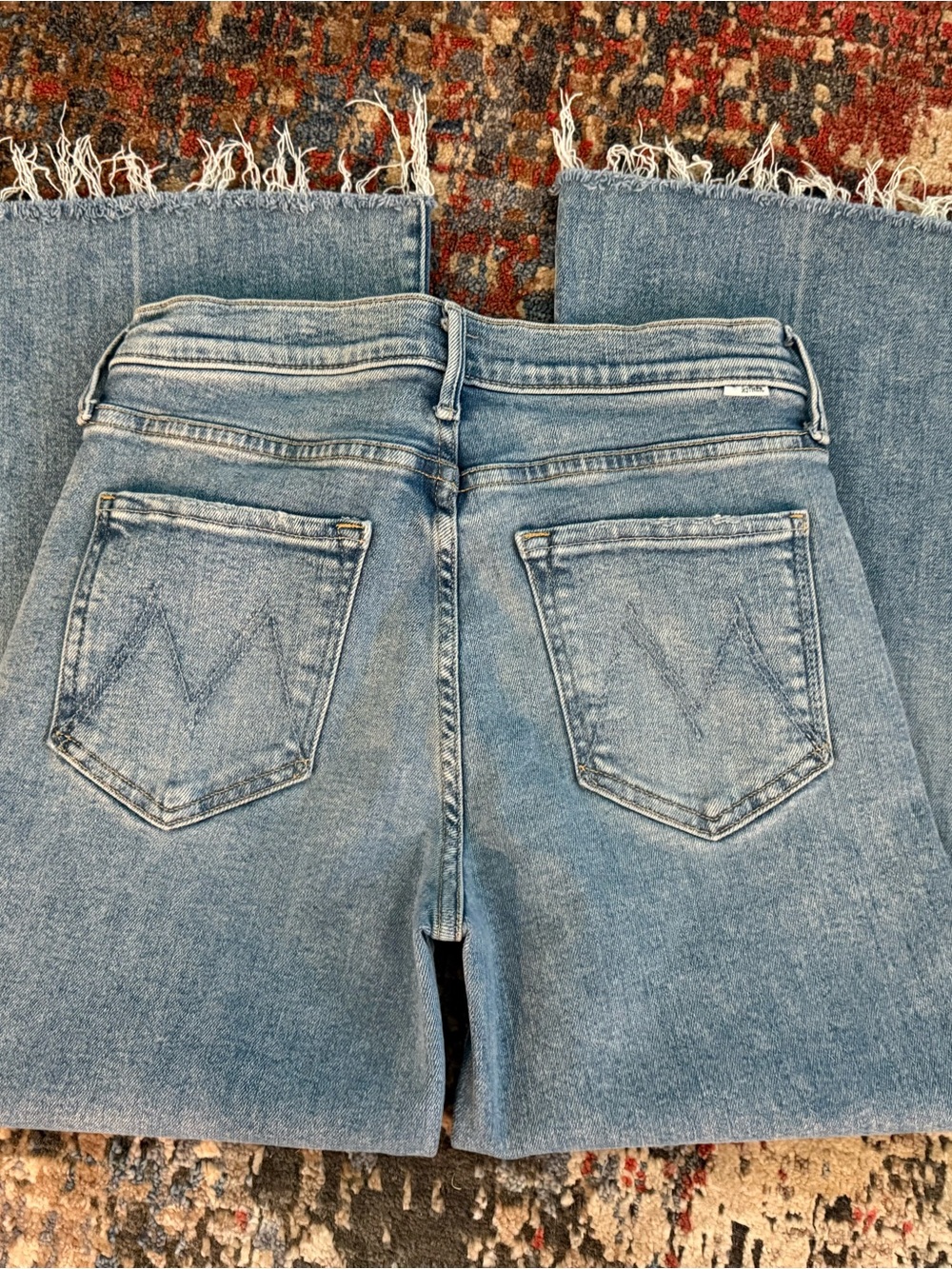 MOTHER Twister Skimp Wide Leg Crop - Picture 6 of 10